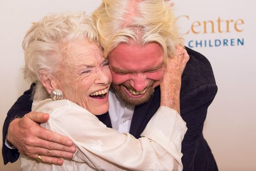 Richard Branson and his Mum