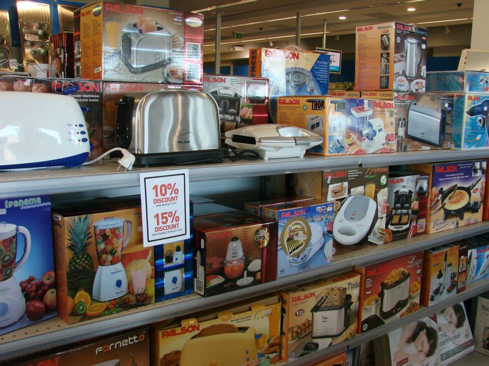 appliances shelves shop