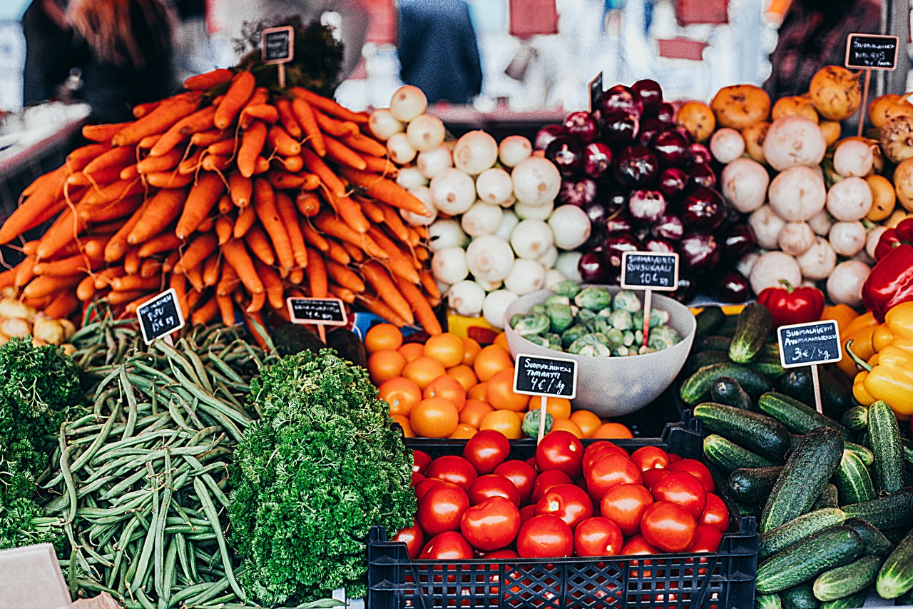 Vegetable stall