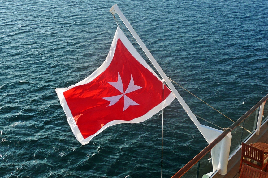 Malta maritime flag