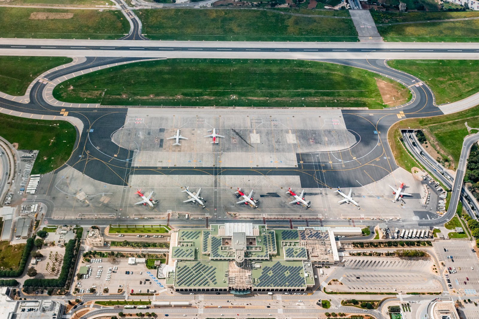 Malta International Airport Aerial 2