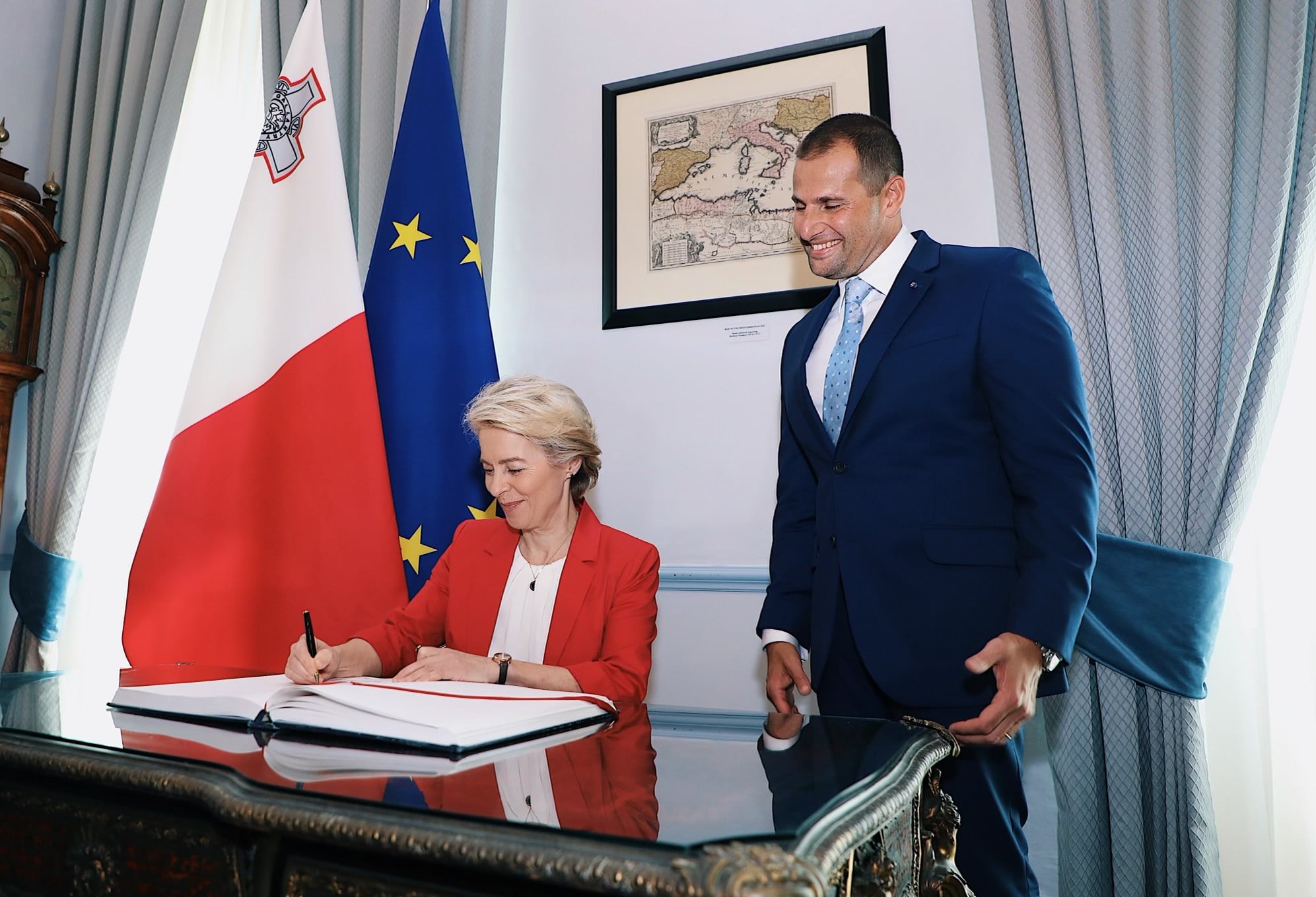 Abela and von de leyen