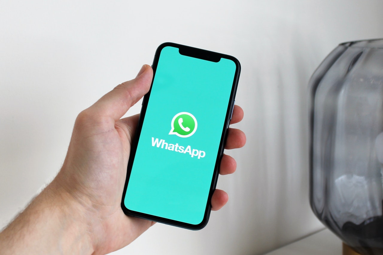 WhatsApp stock image