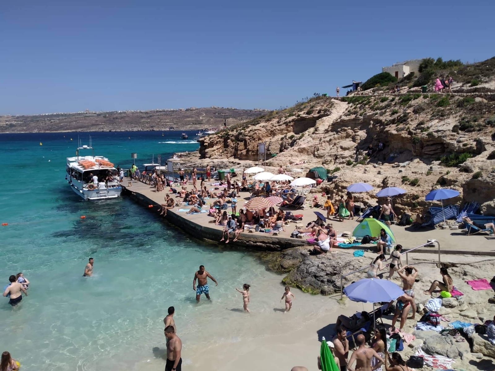 Comino Blue Lagoon following action