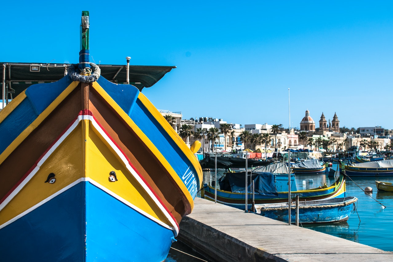 malta boat sea