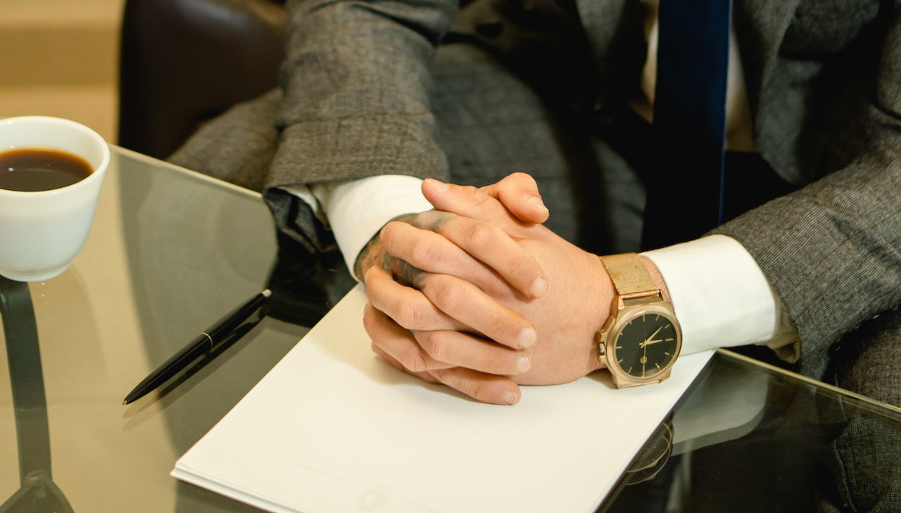 business meeting desk