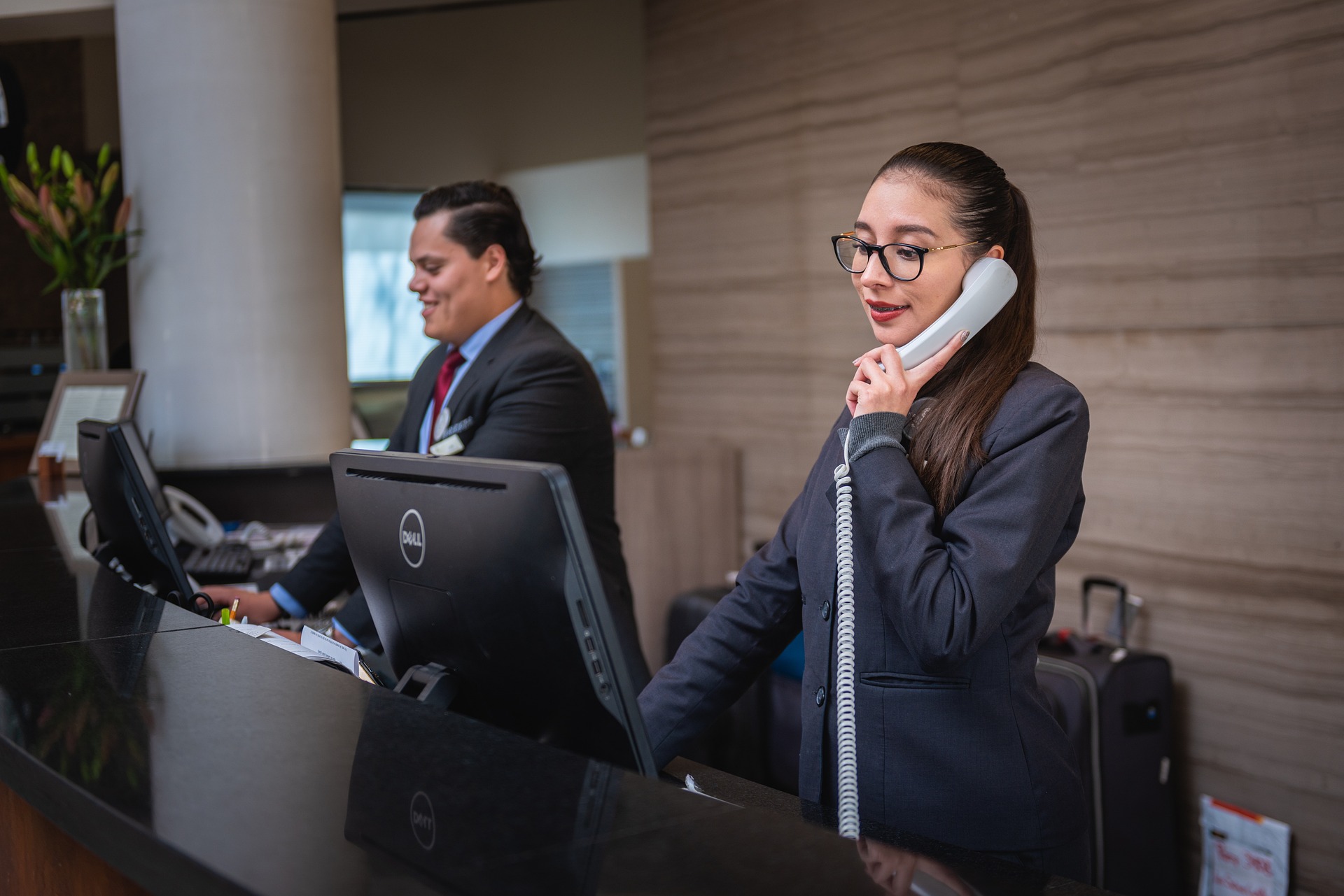 hotel receptionist