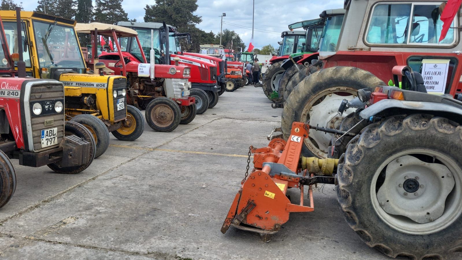 farmers protest